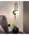 Smooth Matte Iron Wall Lamp Serving Prime Glareless Bedside Reading Glow With Quick Three Color Toggle in stylish bedroom setup.