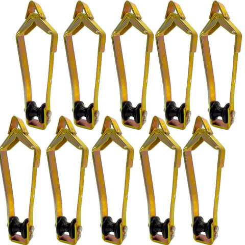 Cable Rollers High Carbon Steel 10 Pack RO100S Slide Stop 2 Snag-Free Cable Feeding And Quick Snap-On Overlash Tool