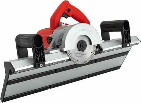 Professional Electric Tile Chamfering Machine With Solid Aluminum Base For Dead On 45 Degree Ceramic Edges Using Quick Swap Blades.