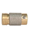 Side view of Diamond Grinding Bit With Brass Core For Stained Glass And Glass Tile Stone Shaping Tools Built Tough Durable Chrome Hardened