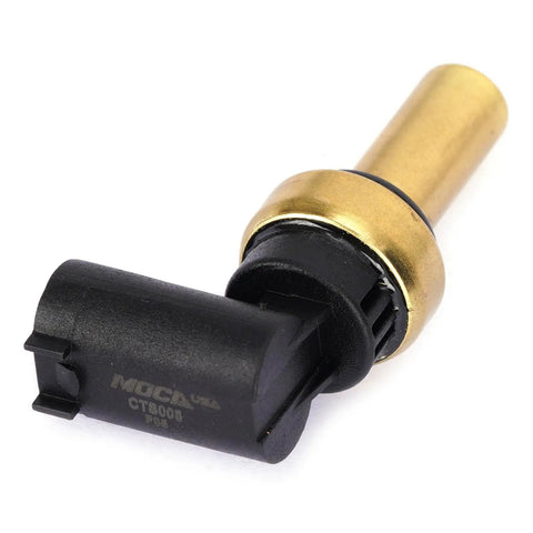 Slick Coolant Temperature Sensor For Engine Monitoring with brass and plastic components for Buick Encore GMC Canyon Cadillac CT6 Chevy Bolt EV