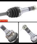 Close-up views of Front CV Axle Shaft Assembly For Yamaha Big Bear 350 4x4, Kodiak 400 4x4, Timberwolf 250 4x4, Two Pack Replacement Replaces 3HN2510H0000
