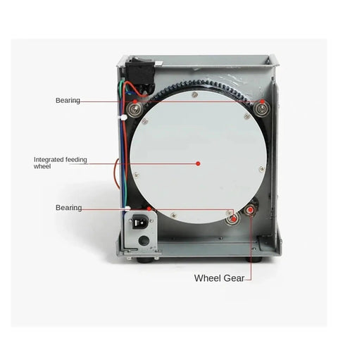 Fully Automatic Screw Arranging Machine Feeder And Vibrating Bowl Dispenser With Intelligent Brush Adjustment System For Precision Sorting Fast DIY Assembly Line Automation Project