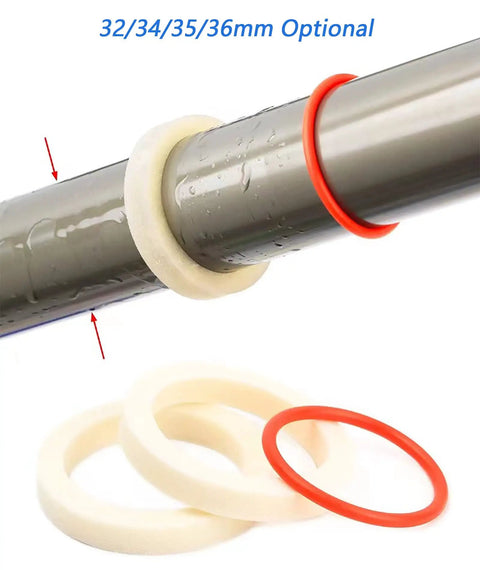 Bike Foam Ring Replacement Kit For Suspension Fork Service 32mm 34mm 35mm 36mm Sizes with sponge and red o-ring