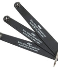 Ultra Low Profile Offset Screwdriver Set 3 Piece 90 Degree Slim Plate For Tight Spots Made In Japan Black Ideal For Cramped Corners