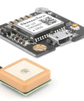 GT U7 GPS Module two pack with plug and play setup, high sensitivity and low power draw, top view of antenna and circuit board
