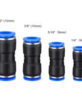 Fabulettas Straight Push Connectors Make Air Line Quick Hose Repair Easy With A Secure Leak-Free Seal For High Pressure Machinery Auto And Electronics Using 40 PCS assorted 12mm 10mm 8mm 6mm PU plastic fittings