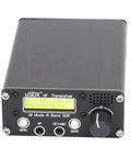 8 Band HF SSB QRP Radio Transceiver With LCD SDR Full Mode CW FT8 JS8 FT4 Compatible Digital Modes on white background