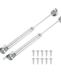 Lid Support Hinge 20N Gas Struts Soft Close Folding Lid Stay Hinges Uxcell 2 Pack Automatic Slow Lowering Pneumatic Buffer For Cabinet Wardrobe With Fixing Plate And Self Tapping Screws