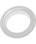 5 Inch Air Vent Duct Connector Flange For HVAC Ducting, round metal flange for pipe installation, view from above