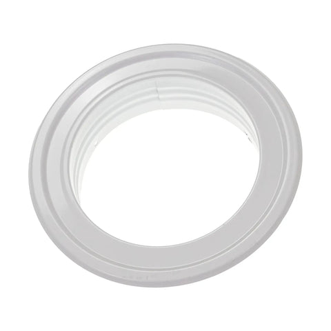 5 Inch Air Vent Duct Connector Flange For HVAC Ducting, round metal flange for pipe installation, view from above