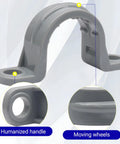 Heavy Duty Pvc Conduit Clamps For Half Inch Pipe - Pack Of 12 Rust Proof Weather Resistant Pipe Holders shown from high angle with close-up details.