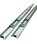 Pack Of Ten 12 Inch Ball Bearing Full Extension Drawer Slides Zinc Plated With Three Fold Full Extension And 100 Lbs Weight Capacity For Ten Drawers Forty Five Millimeter Wide Heavy Duty Built To Last
