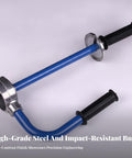 Heavy Duty Handheld Stretch Wrap Dispenser For Shipping Boxes And Pallets Smooth Operator Design, high-grade steel construction.