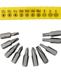 Get This Cool 10 Piece Screwdriver Bit Set With Hex Shank For All Your Power Tool Needs Plus Nut Drivers For Philips Slotted Torx And Square Bits To Fix Everything Around The House Like A Pro Today. 10-piece steel bit set with yellow holder