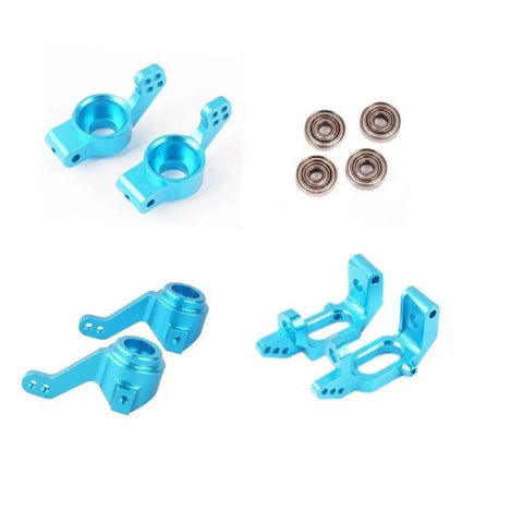 Beefed Up Aluminum Steering Knuckle Hub Mount Upgrade 102010 102011 102012 For One Tenth Scale RC Cars And Trucks Blue Parts
