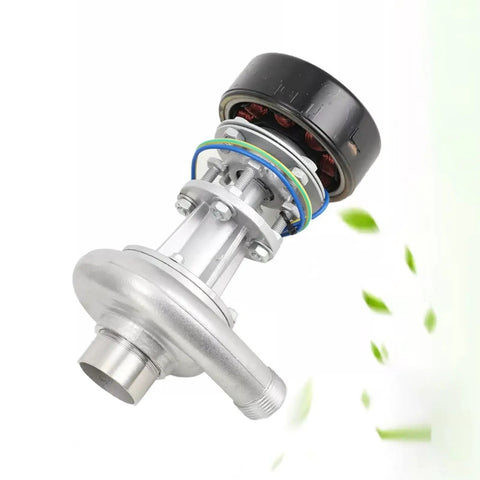 1000W Hydroelectric Generator Water Turbine For Off Grid Power 110 220V 50 60Hz Aluminum Alloy Housing with green accents