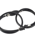 Three Eighths Inch Fuel Hose Line Kit with vacuum primer bulb and fittings, includes clamps and quick connects for outboard motors.