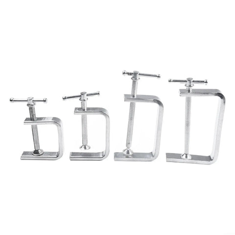 Rock Solid Alloy Steel C Clamps For Wood And Plastic Tighten With Confidence And Keep Projects On Track Easy Compact Portable Clamp Set