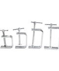 Rock Solid Alloy Steel C Clamps For Wood And Plastic Tighten With Confidence And Keep Projects On Track Easy Compact Portable Clamp Set
