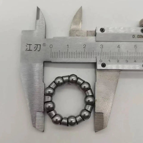 Caliper measuring bearing ring from Bottom Bracket Crank Axle Square Taper 5S 148mm Length 52mm Mid Size Universal Fit