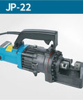 AOXHUGB Cordless Electric Rebar Bender And Shear Set, blue and black handheld hydraulic steel cutter for fast rebar cutting.