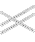 Beefy Long Piano Hinges For Wooden Boxes And Cabinets, Iron Material, 3 Pack, Noise Free Operation, Smooth Flexible Motion, Silver Finish