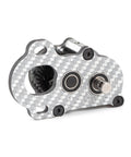Ridiculously Light Carbon Fiber Portal Transmission Gearbox For 1 To 10 Scale RC Crawlers, Low Center Of Gravity Design, close-up view