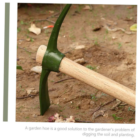 Steel Gardening Pickaxe Handle For Efficient Weeding And Soil Digging In Vegetable And Flower Gardens Built As A Workhorse