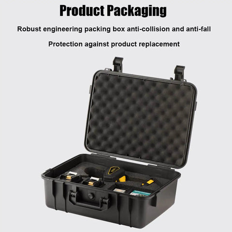 Beefy Battery Powered Hydraulic Cable Cutter with LED Display and Two 18V Batteries packaging in protective case