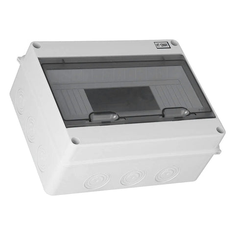 IP65 Waterproof Distribution Box With Transparent ABS Cover, Rugged Electrical Enclosure For Control Panels And Industrial Factories