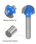 Round Nose Router Bit With Five Eighth Inch Cutting Diameter And One Quarter Inch Shank Pro Grade Cemented Carbide Cove Box Cutter