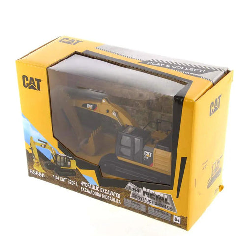 1:64 Scale Cat 320F L Hydraulic Excavator Diecast Model 85690 boxed, ultra detailed with Power Edge paint, Play and Collect series.