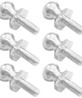 8 Pack M3 Ball Head Screws Stainless Steel 15mm Long 6mm Ball Head 8mm Hex For Himoto Redcat 1 By 10 RC Car Buggy Truck 94103 Replacement Fasteners