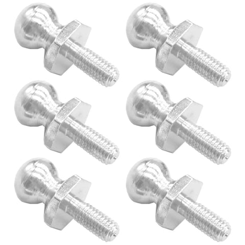 8 Pack M3 Ball Head Screws Stainless Steel 15mm Long 6mm Ball Head 8mm Hex For Himoto Redcat 1 By 10 RC Car Buggy Truck 94103 Replacement Fasteners