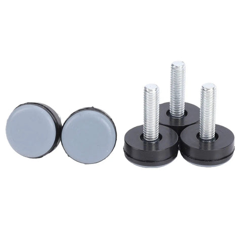 PTFE Furniture Glide Set With M6 Thread Levelers for Tables and Chairs, 20 Pack