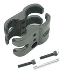 Rock Solid Extension Tube Clamp Stabilizer For Rifle Magazines And Extension Tubes CNC Aluminum With Anodized Finish Rubber Pad Protection Rail Ready Mount Stable Black Outdoor Shooting Gear close-up