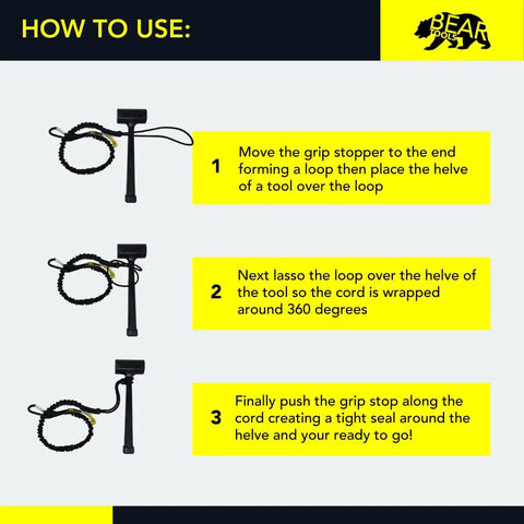 Tool Safety Lanyard With Carabiner Adjustable Loop For Working At Height 3 Ft Durable Pro Grade Lanyard With Single Direction Carabiner To Prevent Twists Reinforced DoubleStitched Ends Coated Nylon Elastic Web For Scaffolding Construction Tree Work