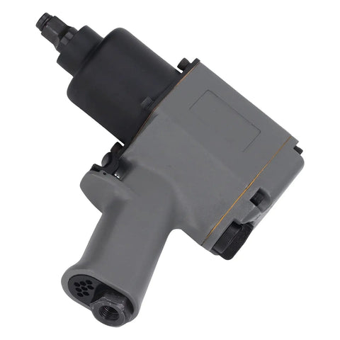 Half Inch Air Impact Wrench With 850 Nm Torque And Full Socket Kit Heavy Duty Pneumatic Pistol Grip Tool For Auto Repair side view of wrench