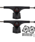 7 Inch Bridge Skateboard Bracket Pair For Dancing Longboards, Beefy Aluminum Alloy Long Trucks For Electric Skateboards, Easy Install Kit