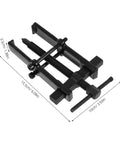 Heavy Duty 6 Inch Two Jaw Bearing Puller Remover Tool Kit Internal Bearing Piston Pin Puller Separator For Cars Bikes Wheel Hub Removal, black steel