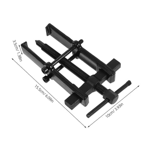 Heavy Duty 6 Inch Two Jaw Bearing Puller Remover Tool Kit Internal Bearing Piston Pin Puller Separator For Cars Bikes Wheel Hub Removal, black steel
