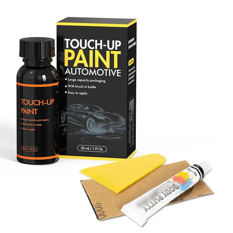 Basque Red Touch Up Paint For Honda Cars DIY Scratch Repair Kit including paint bottle, box, and applicator tools