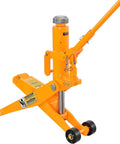 Heavy Duty Hydraulic Forklift Jack With Removable Handle, 8800 Lb Capacity, Lifts Up To 16 Inches, Rugged Steel Construction