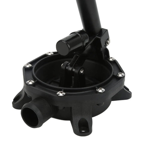 Fawfose Manual Diaphragm Bilge Pump 720GPH Self Priming Aluminum Alloy Compact High Flow Water Removal For Boats And Marine Craft Reliable Heavy Duty Performance Efficient Wastewater Extraction Tool