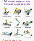 Hands On 50 In 1 STEM Science Kit For Kids Ages 8 12 Motorized Building Toy For Boys And Girls Educational Engineering Set with 50 model builds