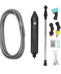 Go-To Electric Garden Sprayer For Easy Watering And Dosing, 9.8Ft Hose, Adjustable Spray, 2400mAh Battery, Lightweight Plastic Wand