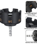 Heavy Duty All Thread Nut Runner And Bolt Extractor Tool For Fast No Sweat Removal Of Stubborn Nuts and aluminum alloy head for 1/4 3/8 1/2 inch rods.