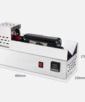 GFJYKDL Intelligent Heat Shrink Sealing Machine For Bottles Max 80Mm Diameter showing digital controls and steel build for efficient sealing.