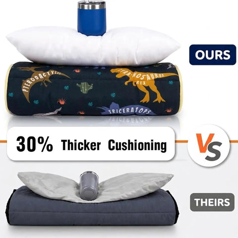 Comparison of Cozy Toddler Nap Mat With Pillow All In One Thickened Extra Large Sleeping Bag For Travel Daycare Naps